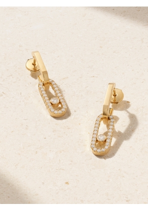 Messika - Move Link 18-karat Gold Diamond Earrings - One size