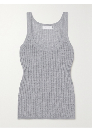 Gabriela Hearst - Nevin Pointelle-knit Cashmere And Silk-blend Tank - Gray - x small,small,medium,large,x large