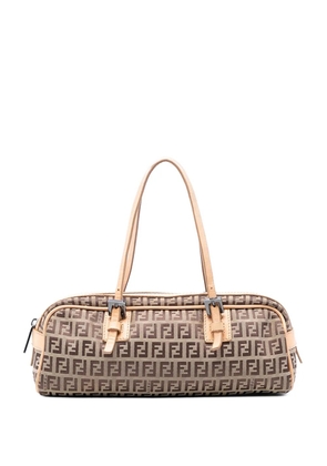 Fendi Pre-Owned 2000-2010 Zucchino Canvas handbag - Brown