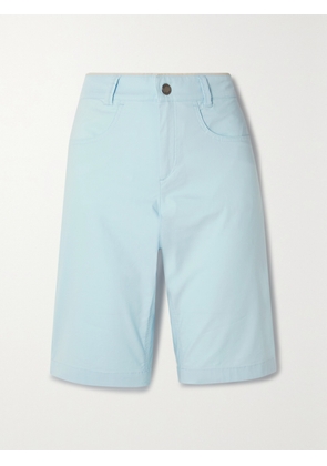 BOGNER - Jolita Cotton-blend Gabardine Golf Shorts - Blue - FR 34,FR 36,FR 38,FR 40,FR 42,FR 46