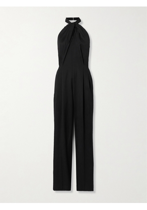 Golden Goose - Journey Cutout Wool-gabardine Halterneck Jumpsuit - Black - IT36,IT38,IT40,IT42,IT44