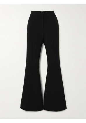Gabriela Hearst - Desmond Wool-crepe Flared Pants - Black - IT36,IT38,IT40,IT42,IT44,IT46,IT48