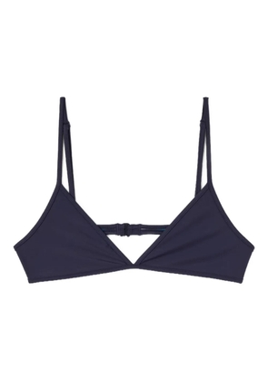 Sunnei triangle reversible bikini top - Blue