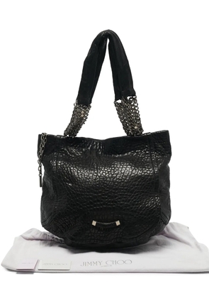 Jimmy Choo Pre-Owned Nica leather chain tote bag - Black