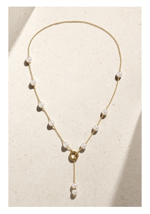 Mikimoto - Pearls In Motion 18-karat Gold, Pearl And Diamond Necklace - One size