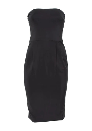 Gucci Pre-Owned 2024 strapless pleated dress - Black