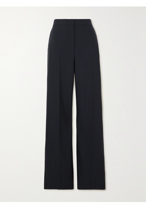 The Row - Delton Pleated Wool Straight-leg Pants - Blue - US0,US2,US4,US6,US8,US10,US12,US14