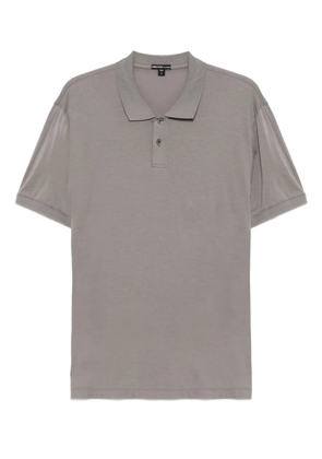 James Perse luxe lotus jersey polo shirt - Grey