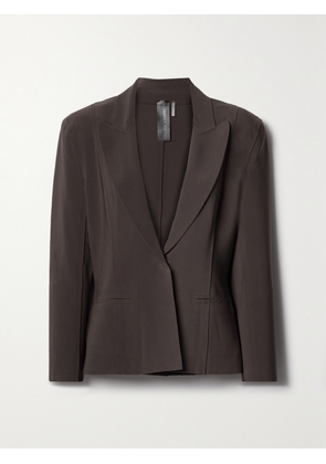 Norma Kamali - Jersey Blazer - Brown - xx small,x small,small,medium,large,x large