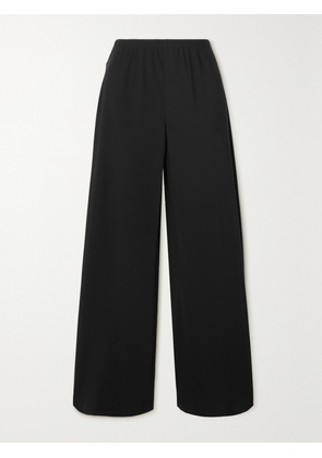 The Row - Essentials Gala Jersey Wide-leg Pants - Black - x small,small,medium,large,x large