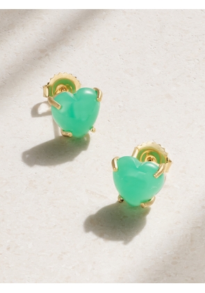 Irene Neuwirth - Love 18-karat Gold Chrysoprase Earrings - One size