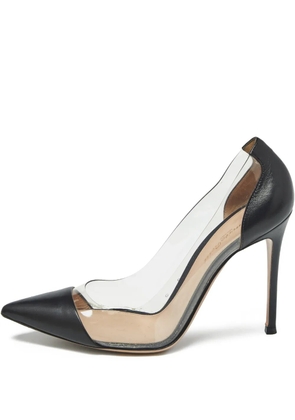 Gianvito Rossi Plexi point-toe pumps - White