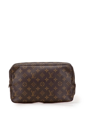 Louis Vuitton Pre-Owned 1987 Monogram Trousse Toilette 28 clutch bag - Brown