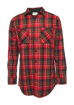 Fear Of God check-print shirt - Red