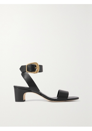 Manolo Blahnik - Brutas 50 Leather Sandals - Black - IT35,IT35.5,IT36,IT36.5,IT37,IT37.5,IT38,IT38.5,IT39,IT39.5,IT40,IT40.5,IT41,IT41.5,IT42,IT43