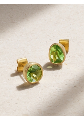 Pippa Small - 18-karat Gold Peridot Earrings - One size