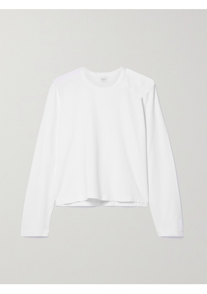 LESET - Maya Cotton-jersey T-shirt - White - x small,small,medium,large,x large