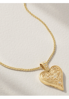 Marlo Laz - Medium Southwestern 14-karat Gold Diamond Necklace - One size