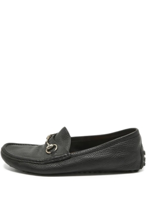 Gucci Pre-Owned leather loafers - Black