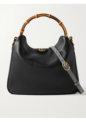 Gucci - Diana Leather Shoulder Bag - Black - One size