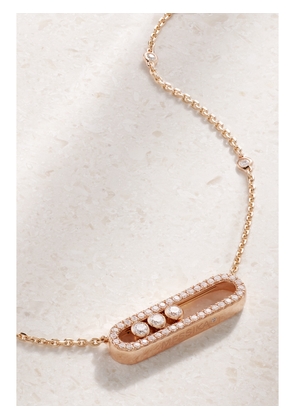 Messika - Baby Move 18-karat Rose Gold Diamond Necklace - One size
