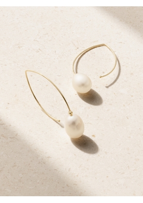 Mizuki - Small 14-karat Gold Pearl Earrings - One size