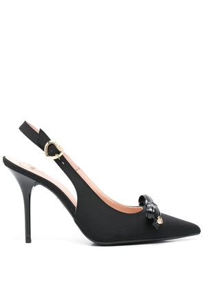 Love Moschino 95mm Sleek Bow pumps - Black