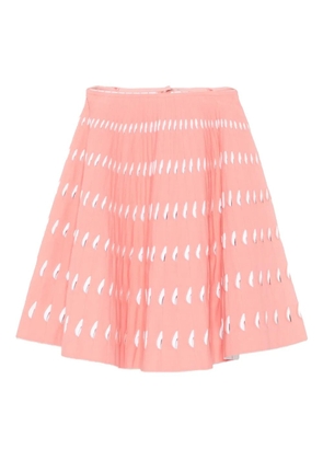 Alaïa Pre-Owned 2000s cut-out mini skirt - Pink