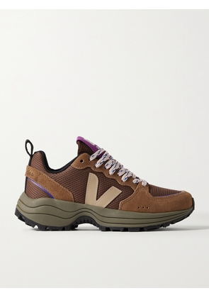 VEJA - + Reformation Venturi Suede And Leather-trimmed Alveomesh Sneakers - Brown - IT36,IT37,IT38,IT39,IT40,IT41