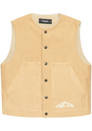 DSQUARED2 padded denim jacket - Neutrals