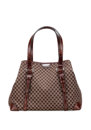 Celine Pre-Owned 2008 Macadam Canvas tote bag - Brown