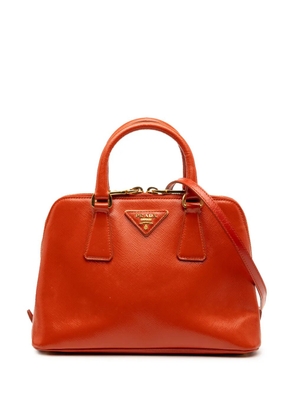 Prada Pre-Owned 2013-2025 Small Saffiano Vernice Promenade satchel - Orange