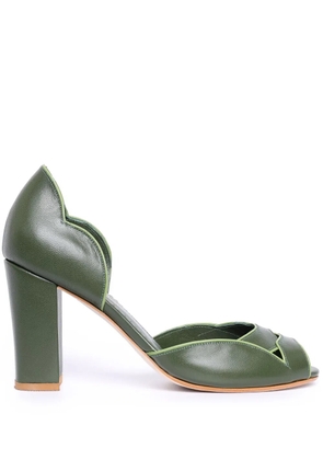 Sarah Chofakian 75mm Leger pumps - Green