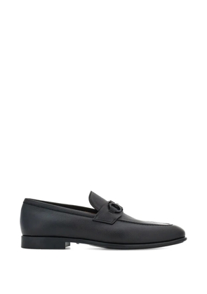 Ferragamo almond-toe loafers - Black