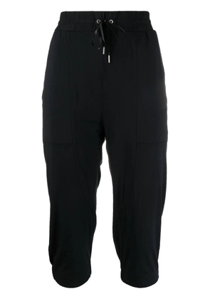 Helmut Lang Pre-Owned 1990s drawstring-waist cropped trousers - Black