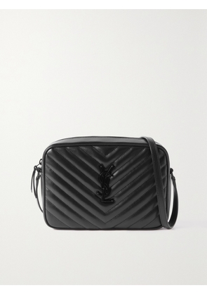 SAINT LAURENT - Lou Medium Quilted Leather Shoulder Bag - Black - One size