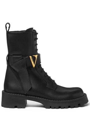 Versace lace-up ankle boots - Black