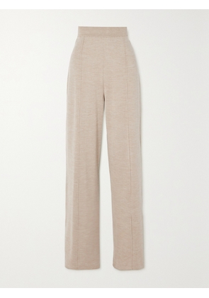The Row - Egle Stretch Wool, Silk And Cashmere-blend Straight-leg Pants - Neutrals - x small,small,medium,large,x large