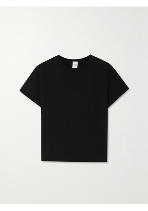 RE/DONE - Recycled Cotton-jersey T-shirt - Black - x small,small,medium,large