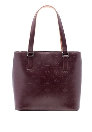 Louis Vuitton Pre-Owned 2002 Monogram Mat Stockton tote bag - Red