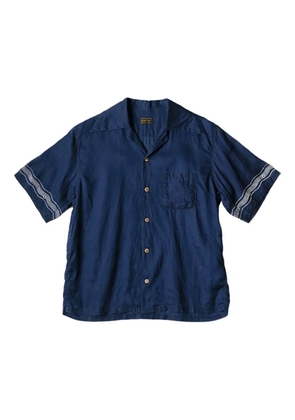 KAPITAL Aloha short-sleeved shirt - Blue