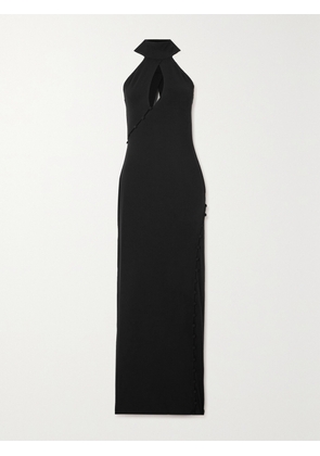 Magda Butrym - Cutout Stretch-jersey Maxi Dress - Black - FR 34,FR 36,FR 38,FR 40
