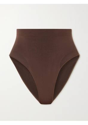 SKIMS - Seamless Sculpt Mid Waist Brief - Cocoa - Brown - XXS,XS,S,M,L,XL,2XL,3XL,4XL