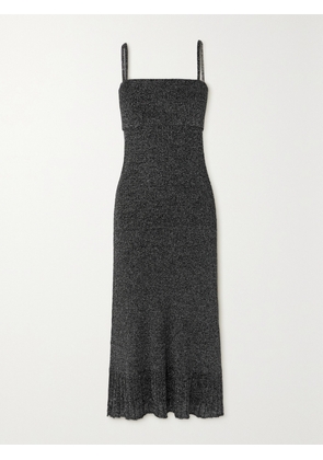 Proenza Schouler White Label - Lorenia Metallic Lamé Maxi Dress - Silver - x small,small,medium,large,x large