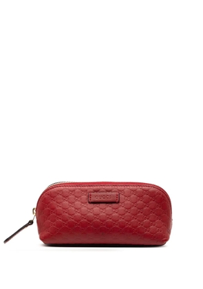 Gucci Pre-Owned 2000-2015 Guccissima pouch - Red