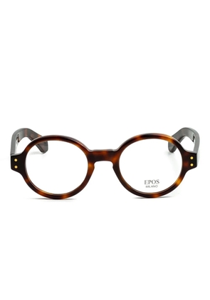 Epos Ghelos round-frame glasses - Brown