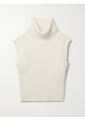 SIMKHAI - Maple Ribbed Wool And Cashmere-blend Turtleneck Top - Ivory - x small,small,medium,large,x large