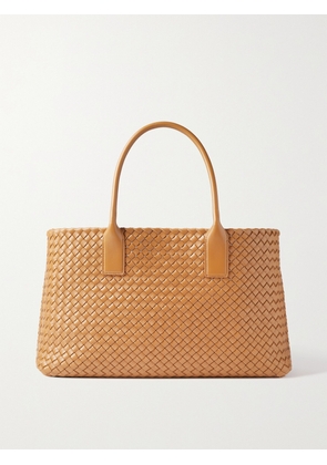 Bottega Veneta - Cabat Mini Intrecciato Leather Tote - Brown - One size