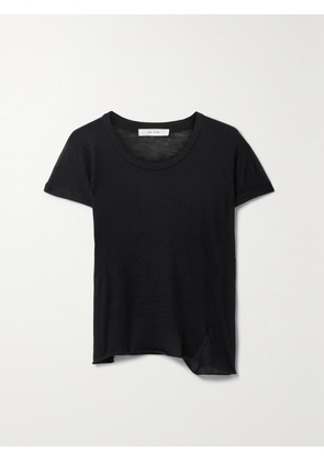 The Row - Analyn Asymmetric Cashmere T-shirt - Black - x small,small,medium,large,x large