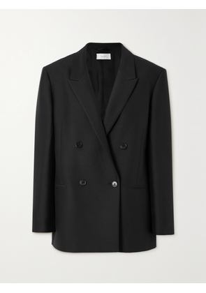 The Row - Wilsonia Double-breasted Wool And Silk-blend Blazer - Black - US0,US2,US4,US6,US8,US10